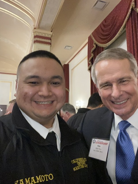 Kyle Yamamoto with General Peter Pace