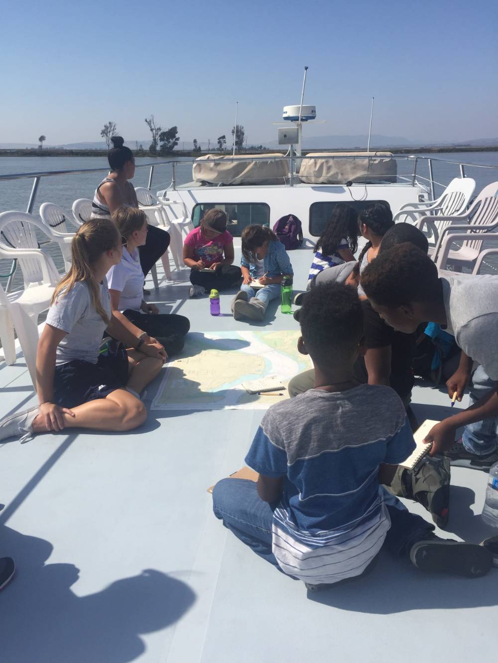 Cal Maritime Cadets Lead Fifth Graders on Marine Science Cruise