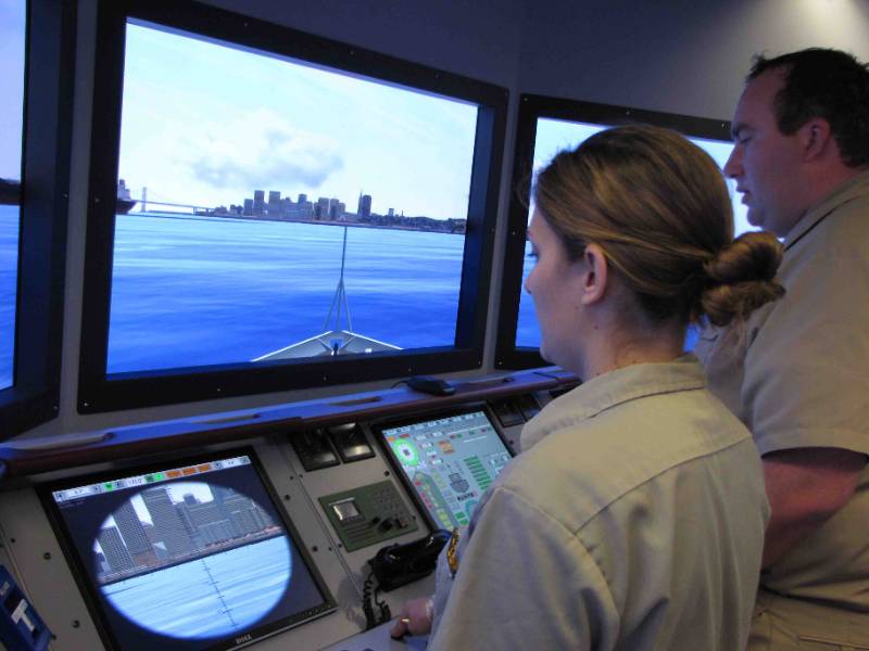 Cadets in Simulation Center