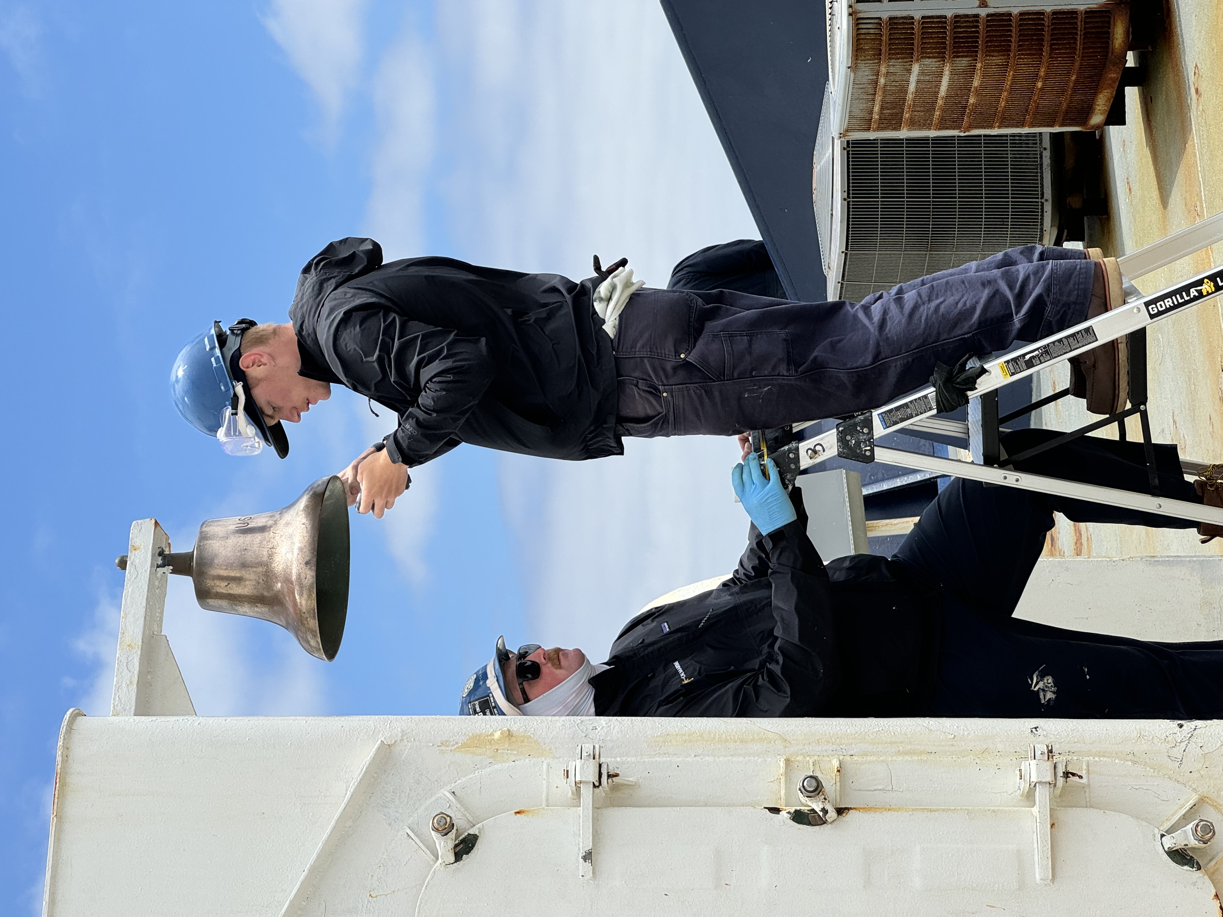 Polishing the bell