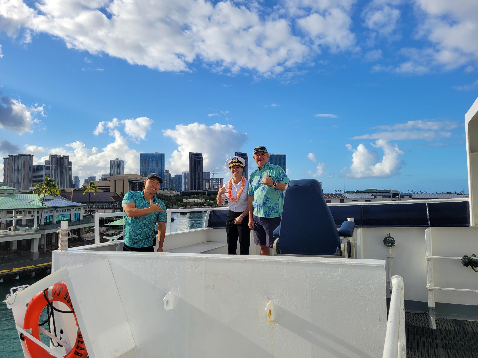 Capt Bannister and Hawaii Pilots :)