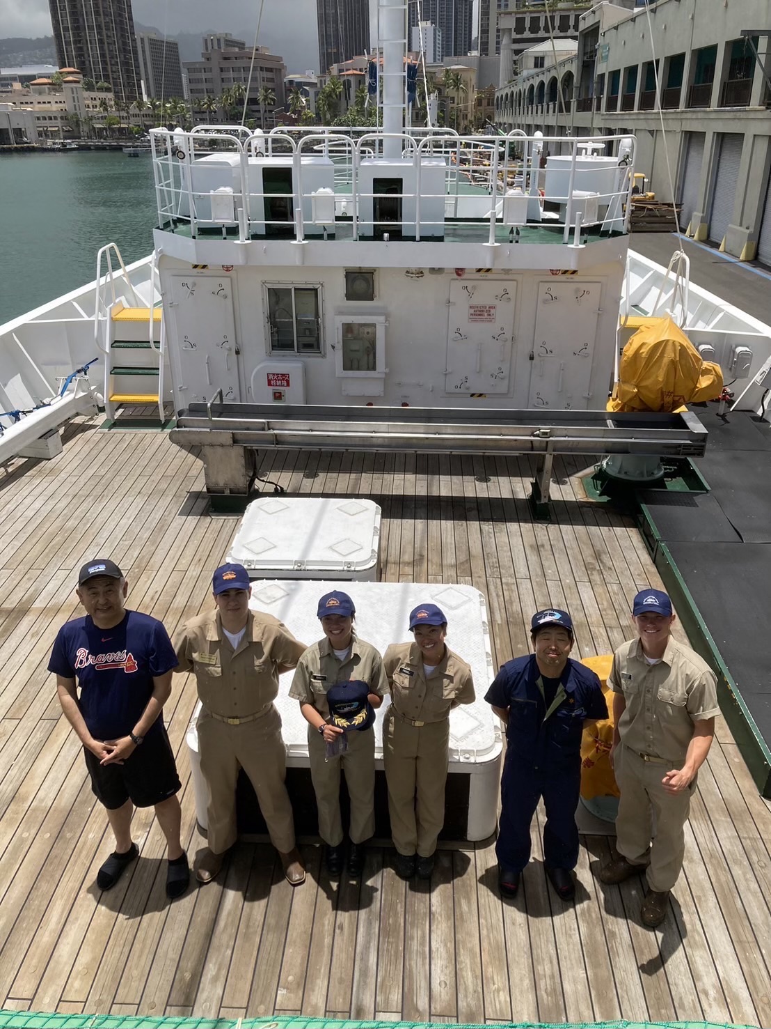 Touring the Fukushima Maru.